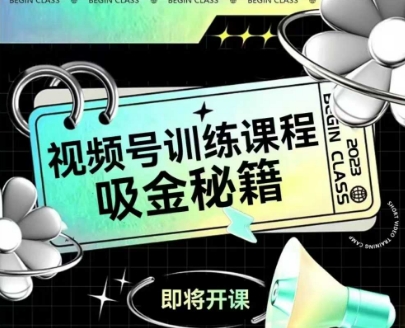 如何做好视频号，视频号训练课程，吸金秘籍-学链网创