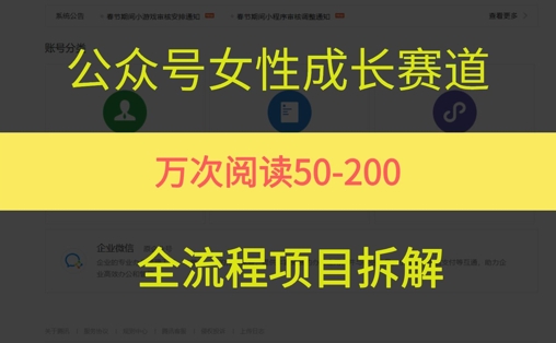 公众号女性赛道，最近爆火系列，条条作品阅读量10w+-学链网创