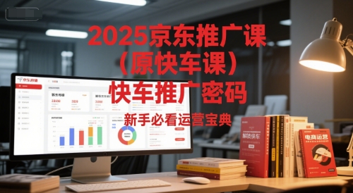 2025京东推广课(原快车课)解锁京东快车推广密码，新手必看运营宝典-学链网创