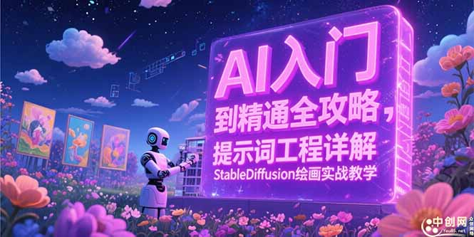 AI入门到精通全攻略，提示词工程详解，StableDiffusion绘画实战教学-学链网创