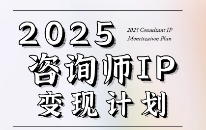 7天构建咨询师变现系统，2025咨询师IP变现计划训练营-学链网创