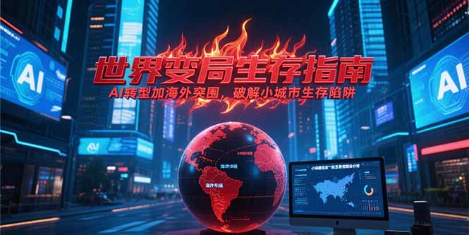 付费文章《世界变局生存指南，AI转型加海外突围，破解小城市生存陷阱》-学链网创