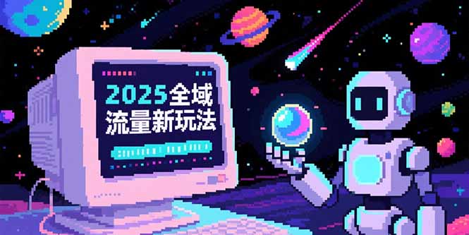 2025全域流量新玩法，O5A无潜入池方法论，基础逻辑+实战技巧全解析-学链网创