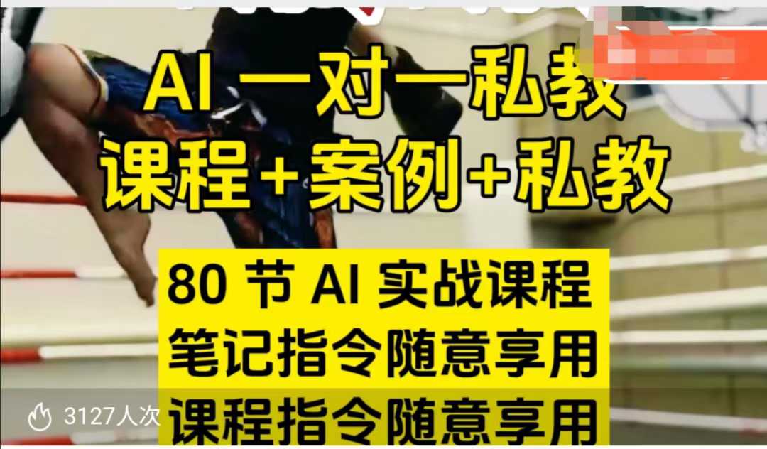 AI指令实战课，课程+案例，80节AI实战课程，笔记指令随意享用，课程指令随意享用(更新7月)-学链网创