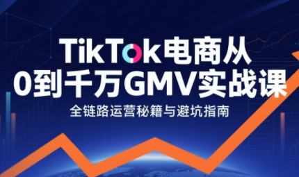 三千老师·TikTok电商从0到千万GMV实战课-学链网创