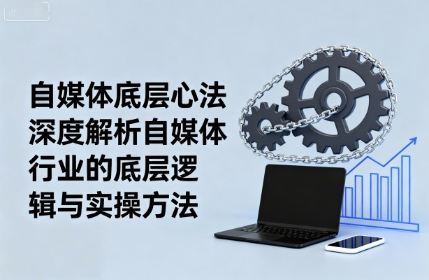 自媒体底层心法，深度解析自媒体行业的底层逻辑与实操方法-学链网创