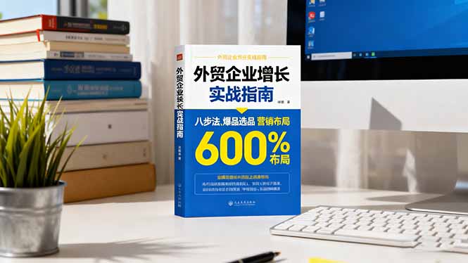 外贸企业增长实战指南，八步法、爆品选品、营销布局，业绩增长300%-学链网创