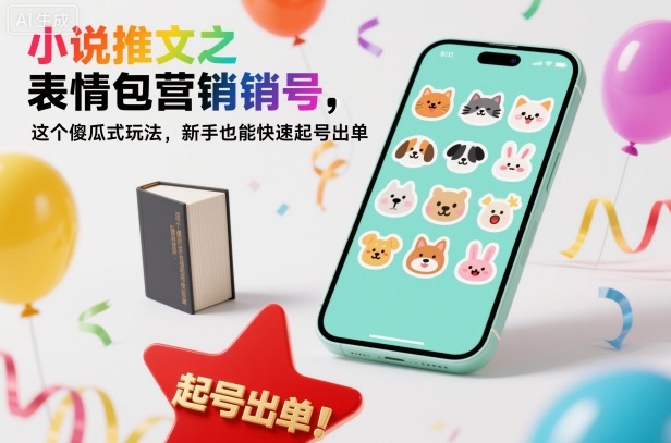 小说推文之表情包营销号，这个傻瓜式玩法，新手也能快速起号出单-学链网创