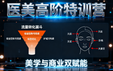 0-1000万医美高阶特训营课程-学链网创