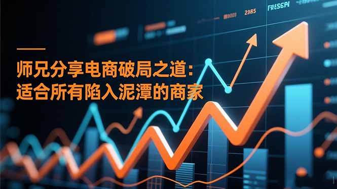 师兄分享电商破局之道：适合所有陷入泥潭的商家-学链网创