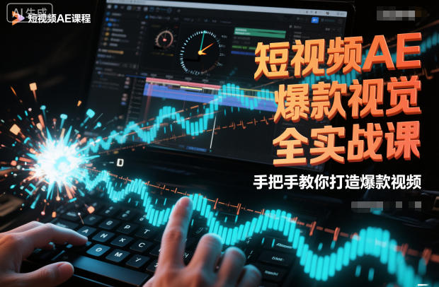 短视频AE爆款视觉全实战课，手把手教你打造爆款视频-学链网创