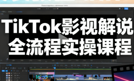 凌帧·TikTok影视解说全流程实操-学链网创