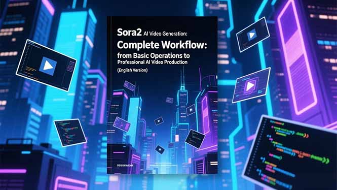 Sora2 AI视频生成的系统教程(英文版-学链网创