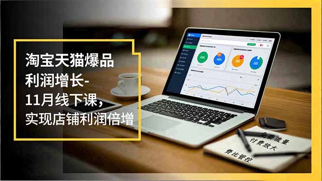 淘宝天猫爆品利润增长-11月线下课，免费流量、付费放大、费比管控，实现店铺利润倍增-学链网创