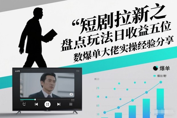 短剧拉新之盘点玩法日收益五位数爆单大佬实操经验分享-学链网创