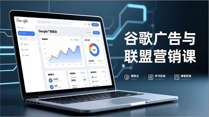 谷歌广告与联盟营销课，防关联注册、退款指南、流量追踪，全链路实战，月收益达5000美元+-学链网创