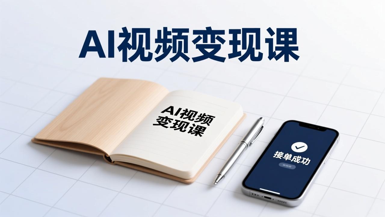 AI视频变现课，学完即可创作短片、接商单，实现副业增收，单项目报价可达千元-学链网创