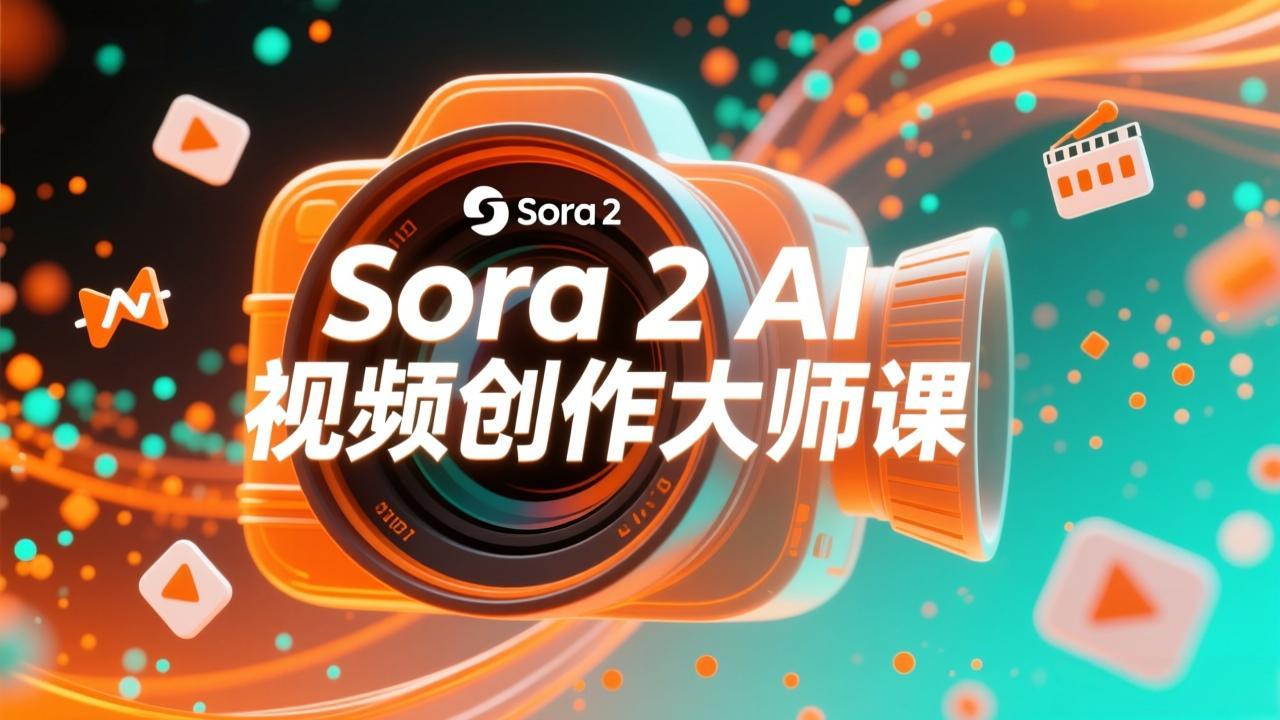 如何利用Sora 2创建流行AI人工智能视频大师班教程：掌握创作全流程，产出百万播放内容-学链网创