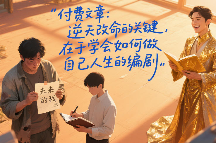 付费文章：逆天改命的关键，在于学会如何做自己人生的编剧-学链网创