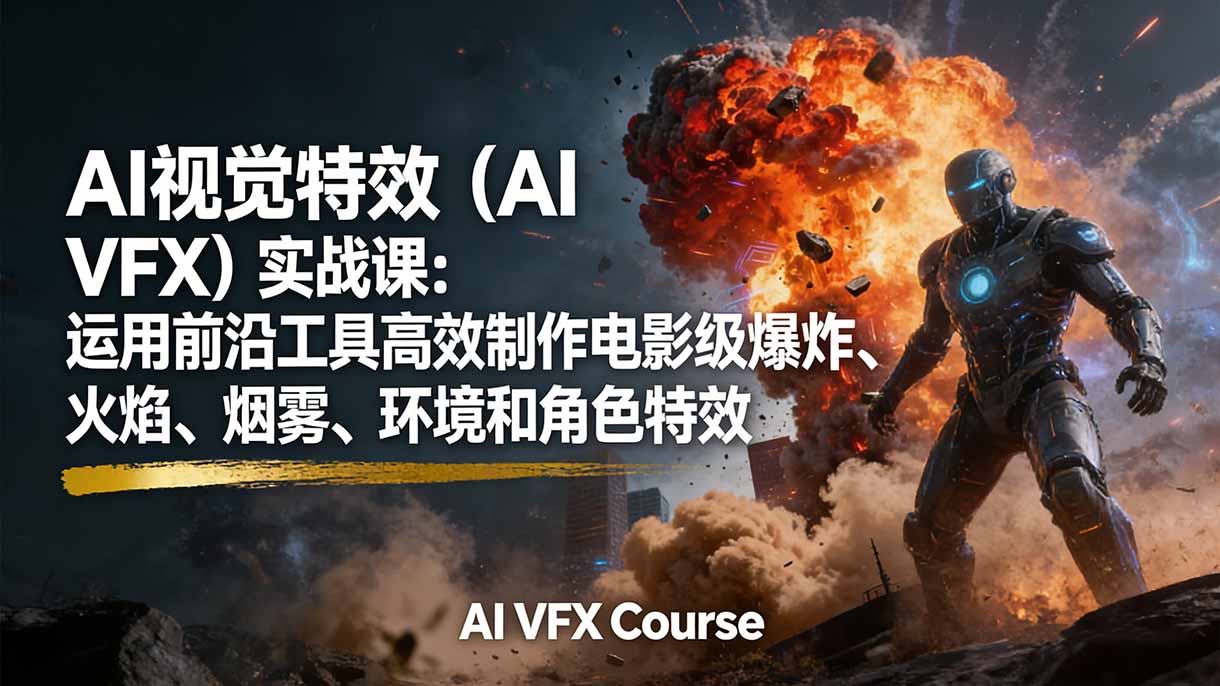 AI视觉特效(AI VFX-学链网创