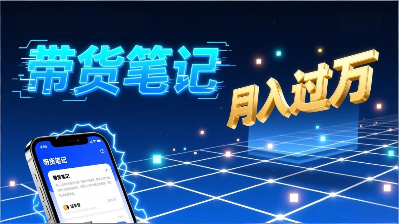 小红书爆款笔记带货实战：拆解封面标题正文全要素，手把手教你单篇笔记带货月入过万-学链网创