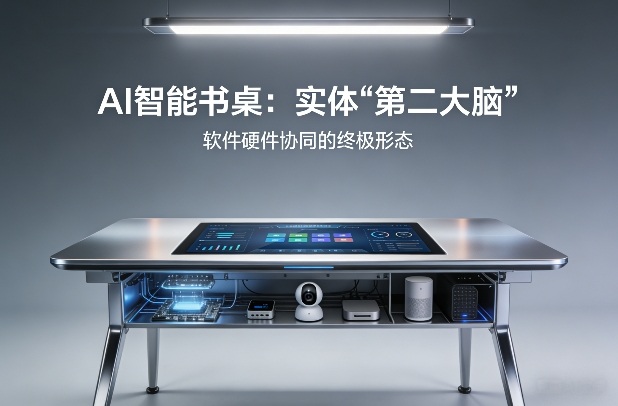 AI智能书桌搭建，构建你的实体“第二大脑”，软件硬件协同的终极形态-学链网创