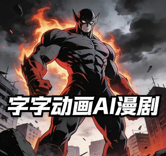 字字动画AI漫剧2026年第1期系统课程，小白看完就能学会实操的漫剧课，单人月收1-3W-学链网创