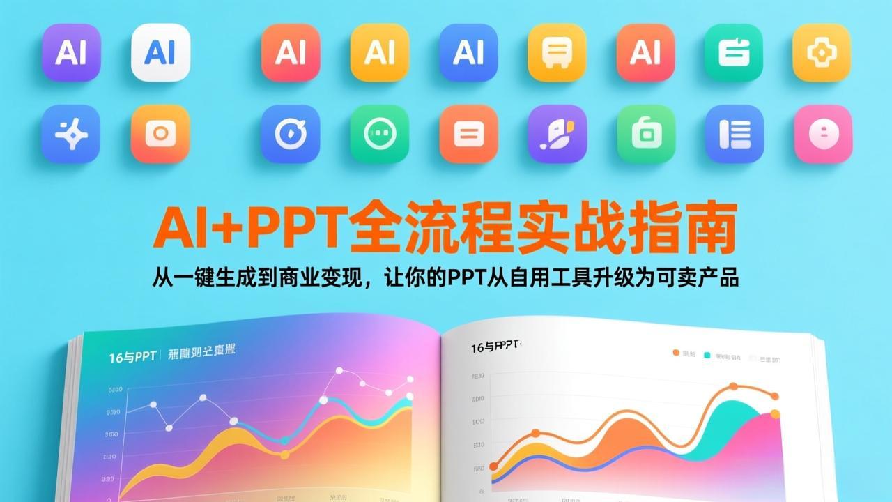 AI+PPT全流程实战指南：从一键生成到商业变现，让你的PPT从自用工具升级为可卖产品-学链网创