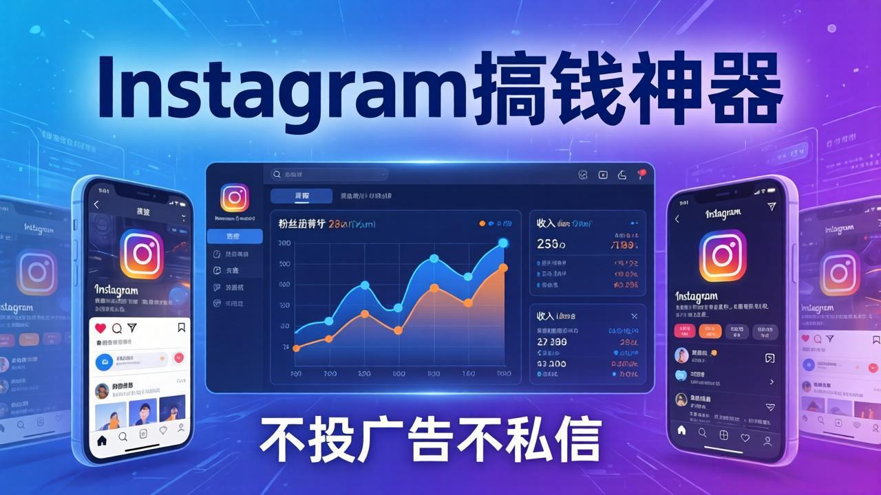 Instagram搞钱神器：月涨6万粉+月入5万刀，不投广告不私信，靠算法+低价产品-学链网创