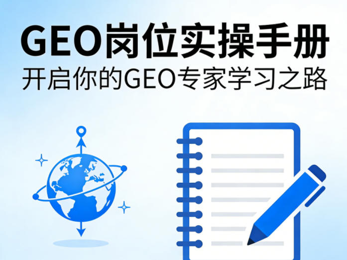 GEO岗位实操手册，开启你的GE0专家学习之路-学链网创