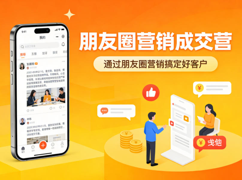 朋友圈营销成交营，通过朋友圈营销来搞定好客户-学链网创