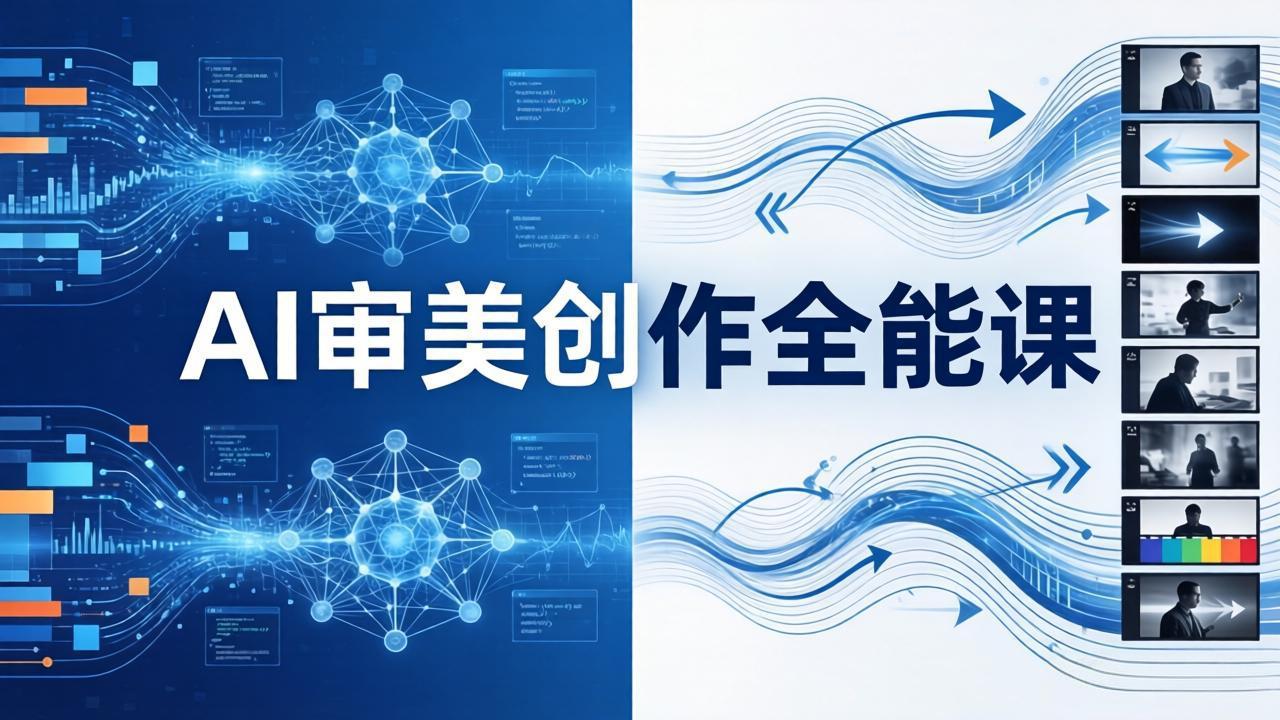 AI审美创作全能课：MJ+Seedance+模型训练+影视分镜+编剧，一站式掌握AI艺术创作-学链网创