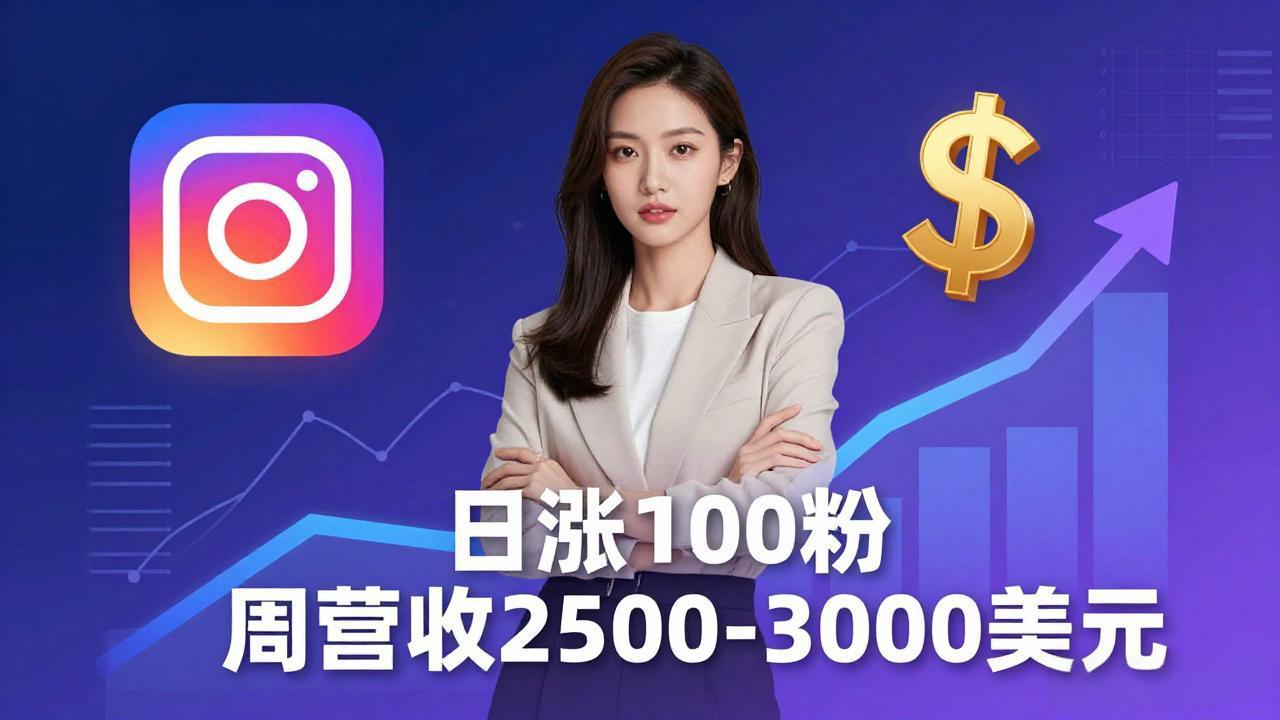 想做数字产品？Sheri亲授：日涨100粉、每周2500至3000美元的营收，Instagram躺着赚-学链网创