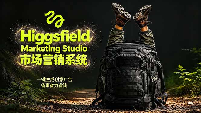 AI广告工作流实战:从脚本到画面用Higgsfield完成,商家也能做品牌视频,省万元成本!附提示词-学链网创