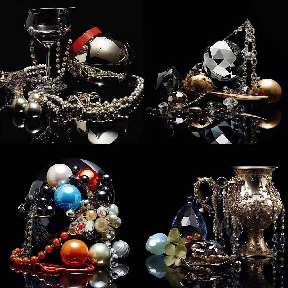 图片[6]-463个Midjourney珠宝摄影提示词：覆盖全品类珠宝，AI设计秒出专业效果-学链网创