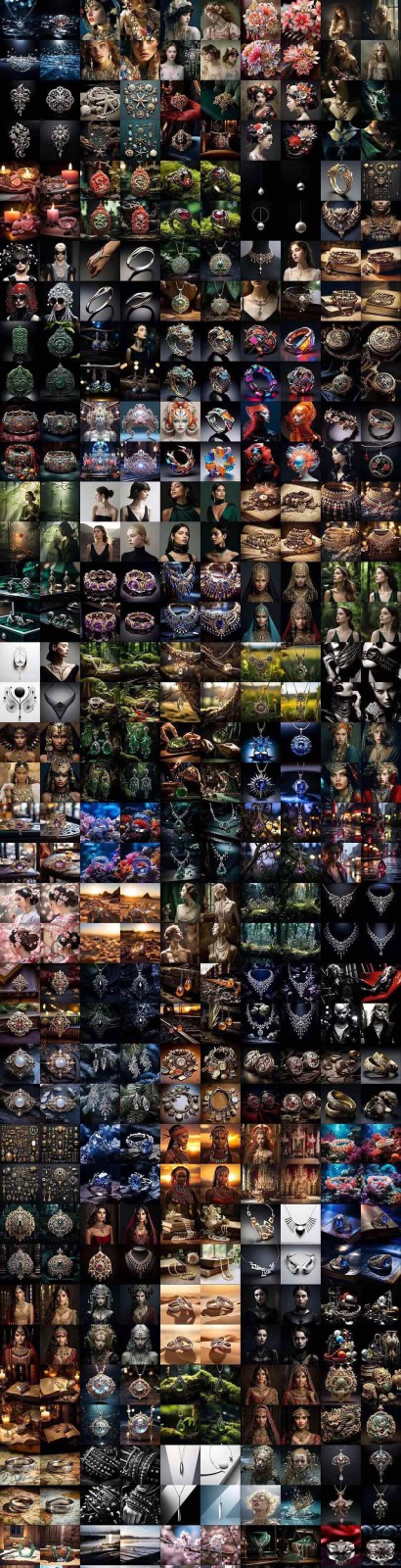 图片[8]-463个Midjourney珠宝摄影提示词：覆盖全品类珠宝，AI设计秒出专业效果-学链网创